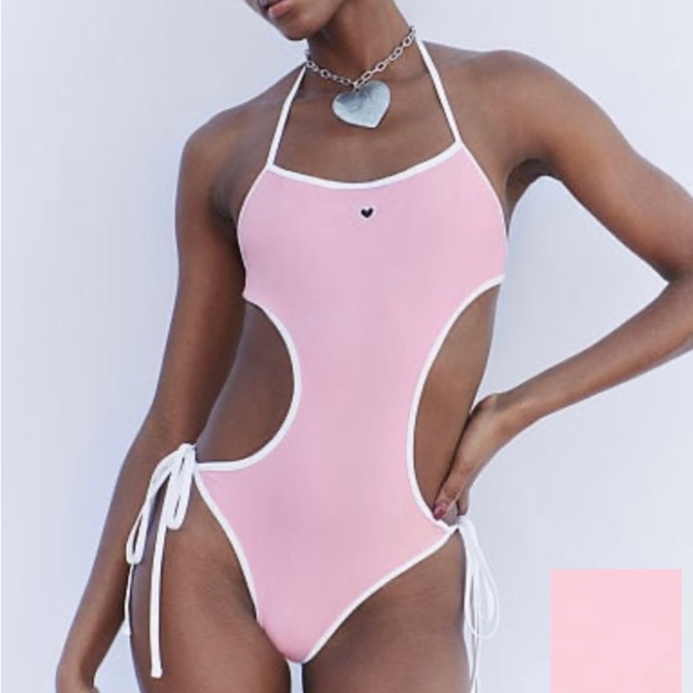 Brand new Frankie’s Bikinis cut out one piece